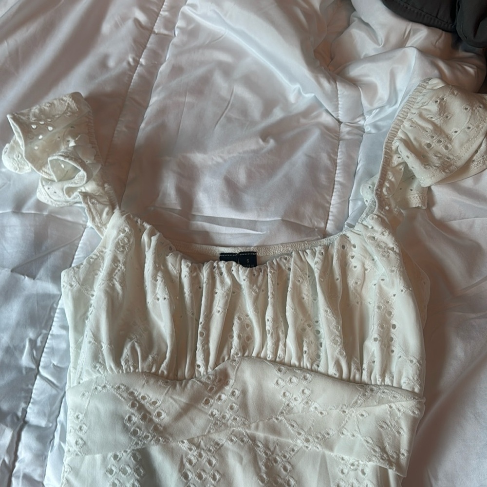 White Windsor Mini Dress